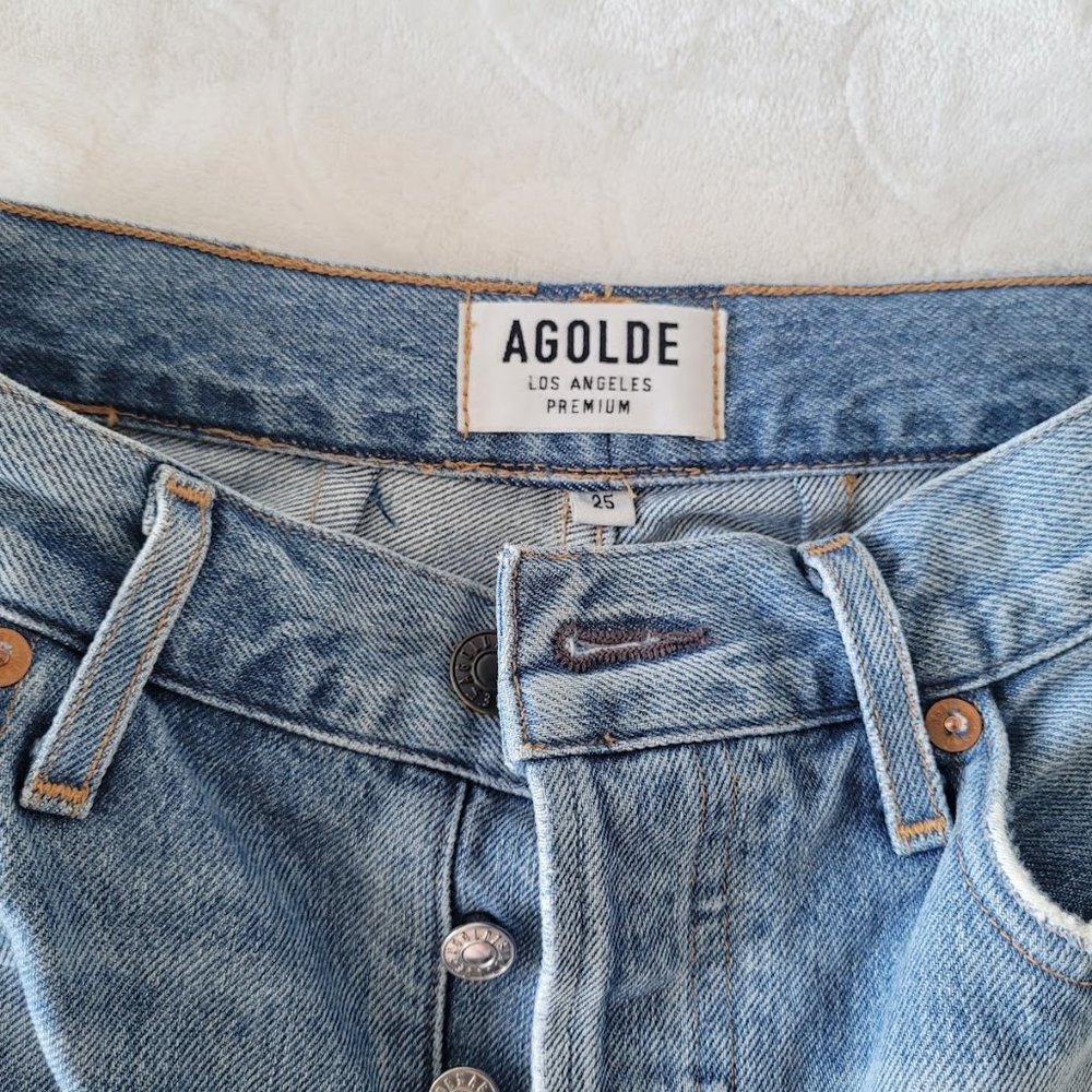Agolde Riley Straight Leg Jeans - Picture 2 of 6